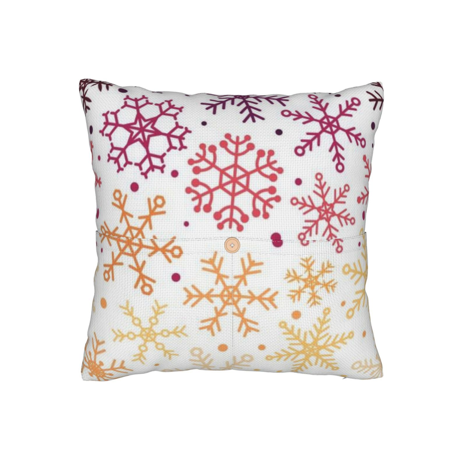 Linen patchwork pillow