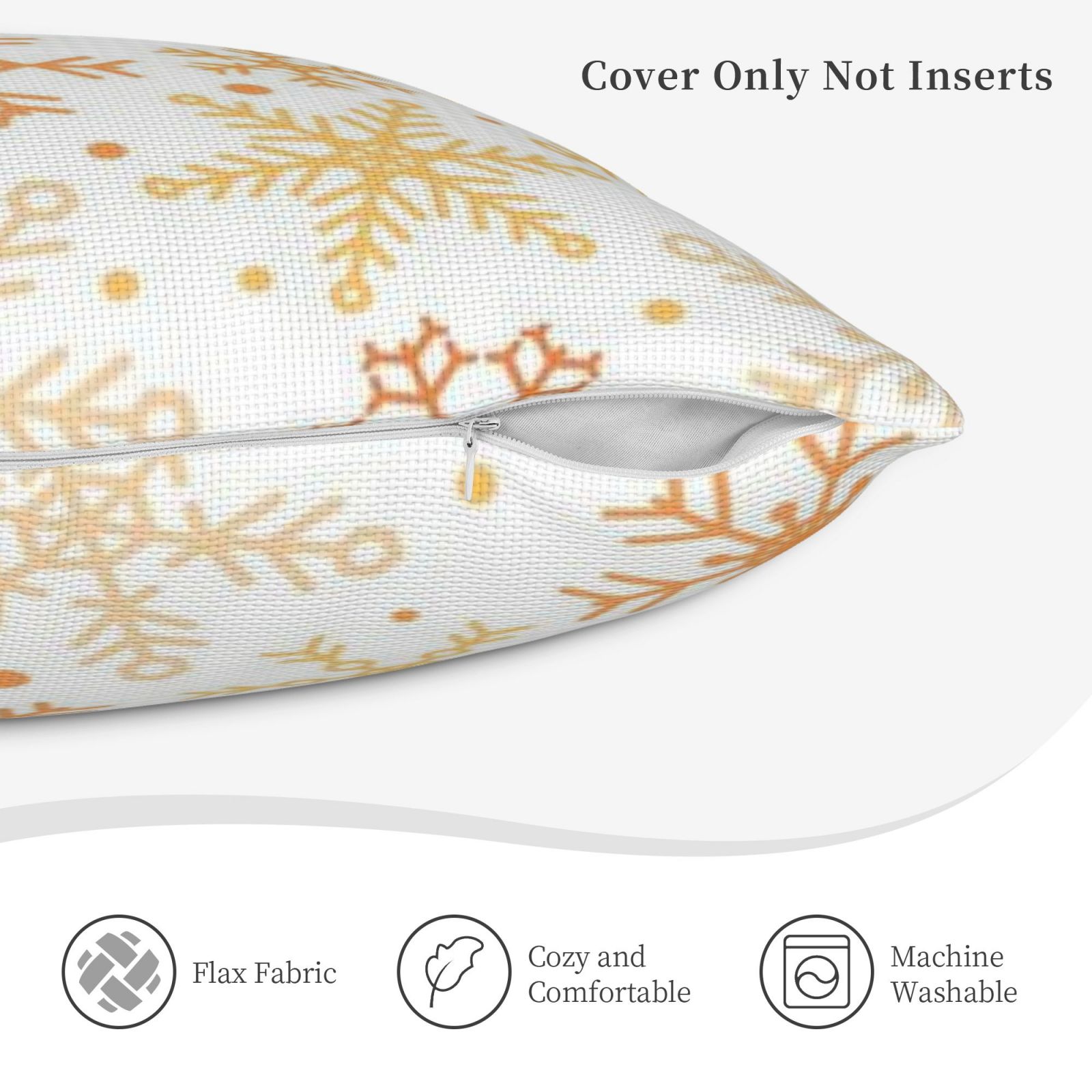 Linen patchwork pillow