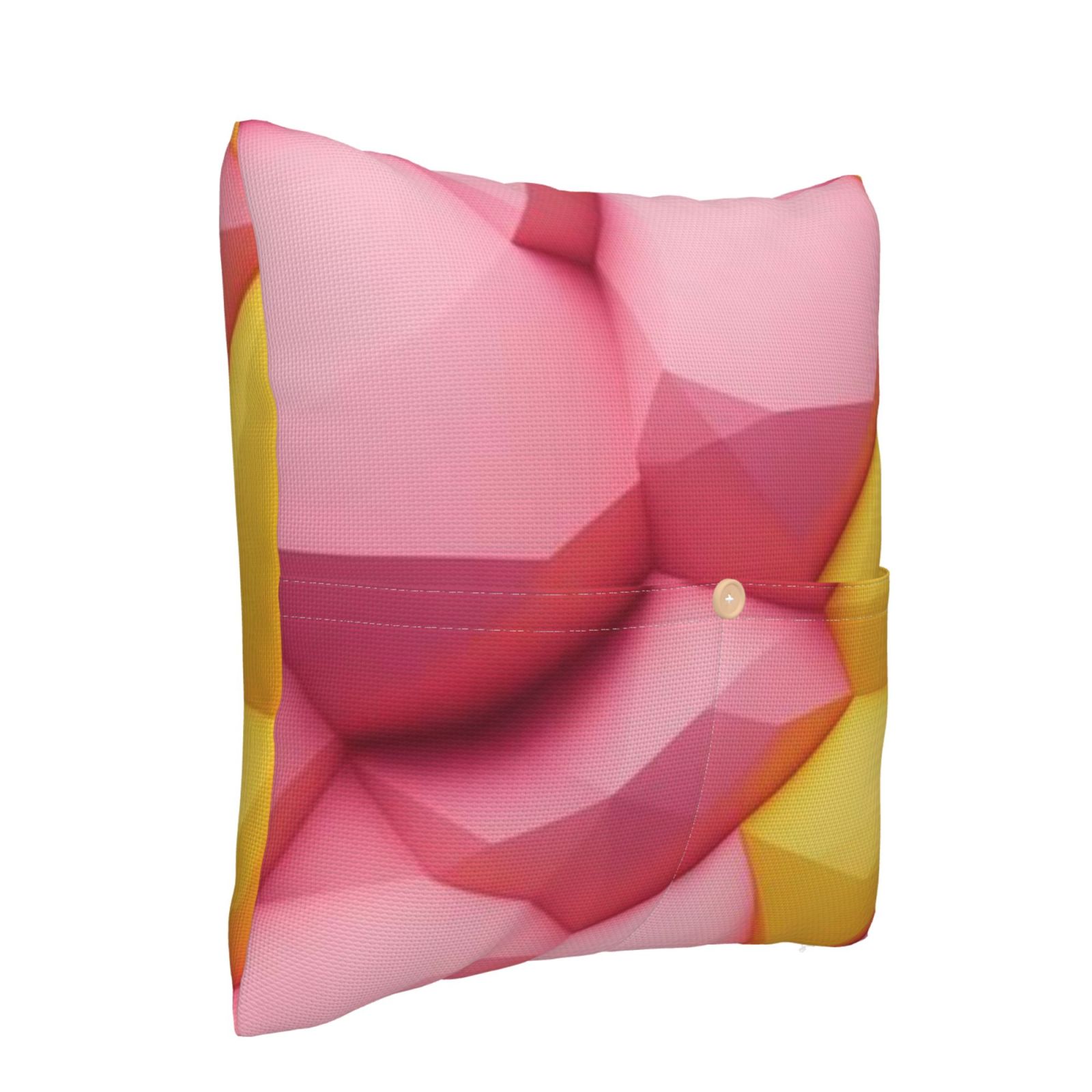 Linen patchwork pillow