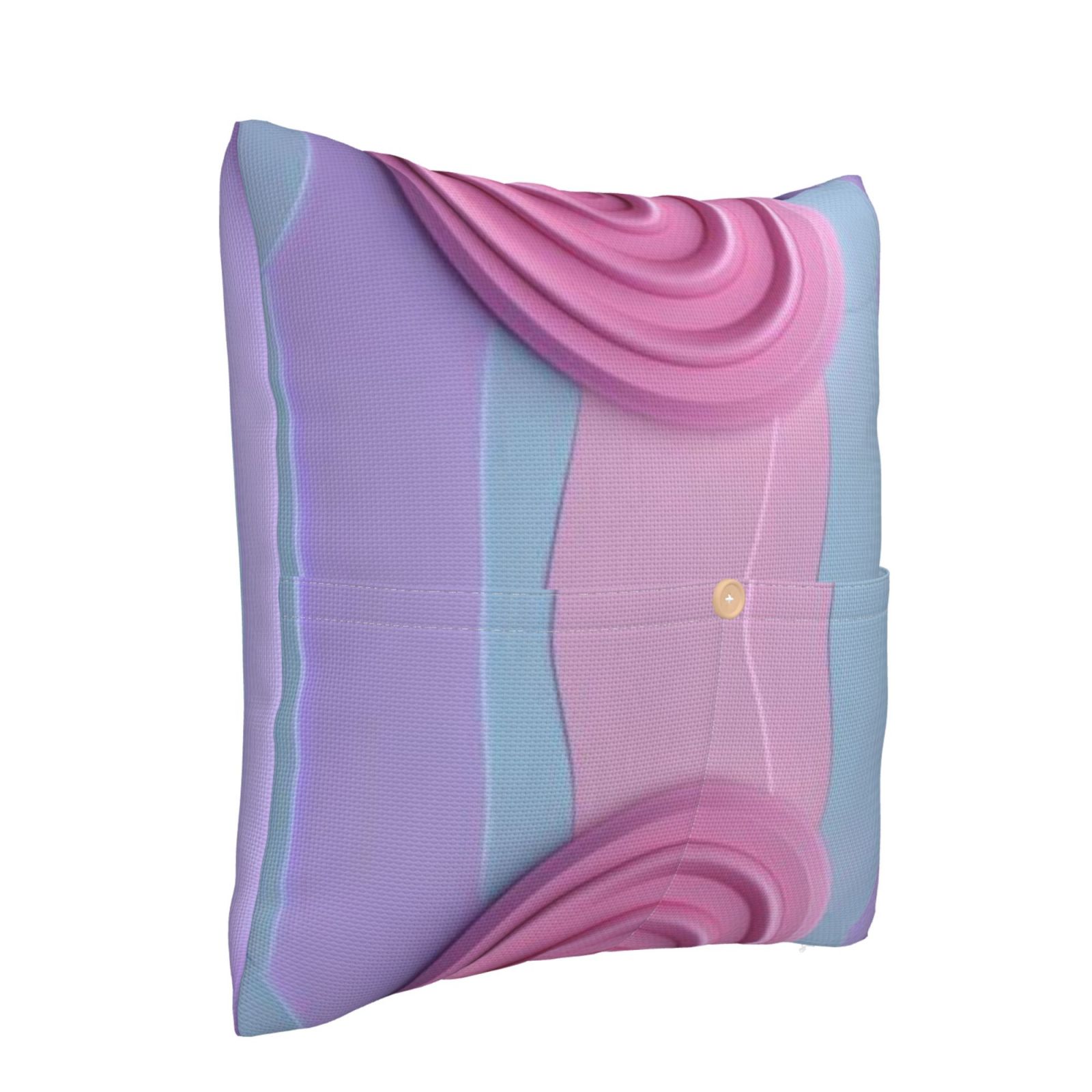 Linen patchwork pillow