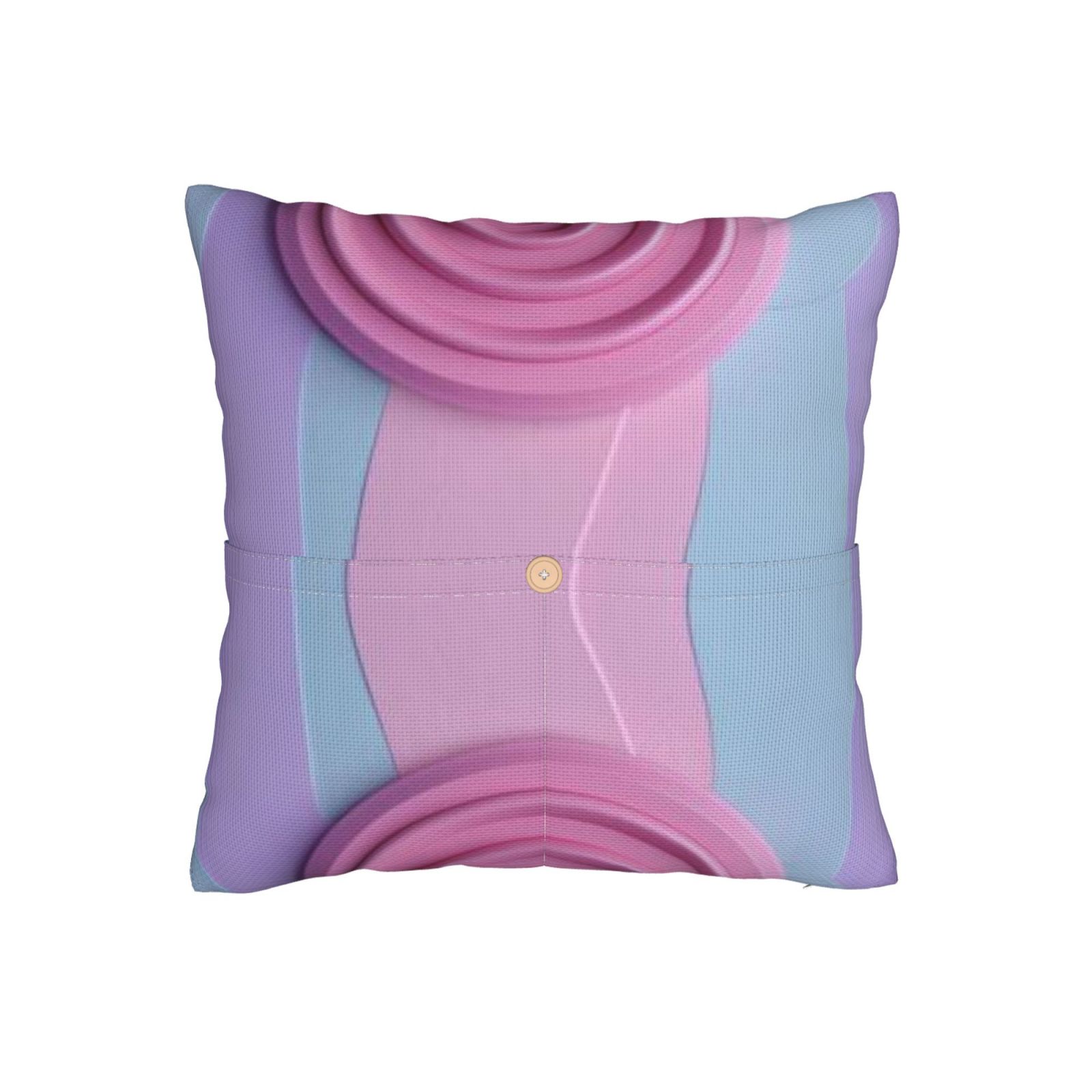 Linen patchwork pillow