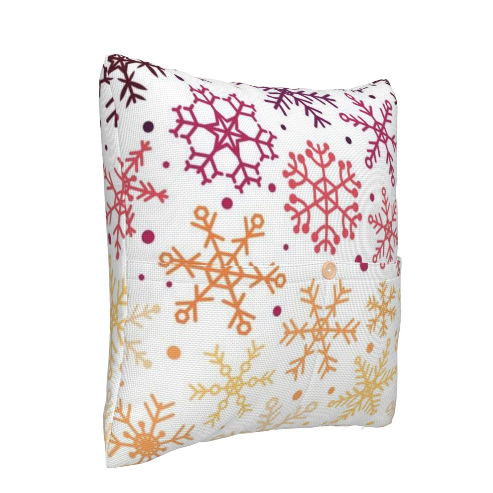 Linen patchwork pillow